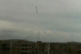 Pogledajte snimak bombardovanja Damaska (FOTO,VIDEO)