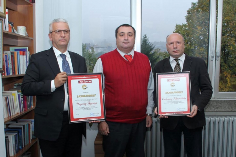 "Glas Srpske" :Zahvalnice Gradu Banjaluka za podršku Sajmu knjige