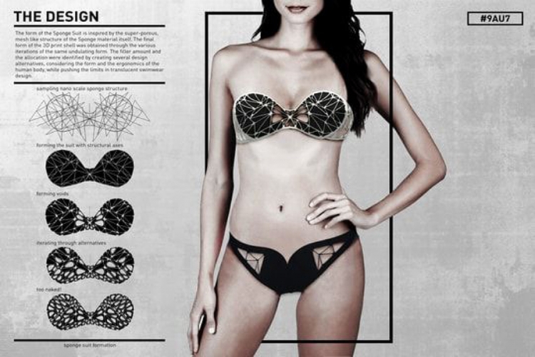 Bikini štampan na 3D printeru čisti more dok plivate