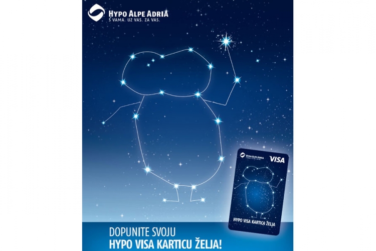 Hypo banka lansirala dopunjive Visa kartice