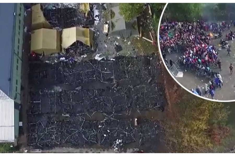 Pogledajte šta je ostalo u Brežicama nakon požara (VIDEO)