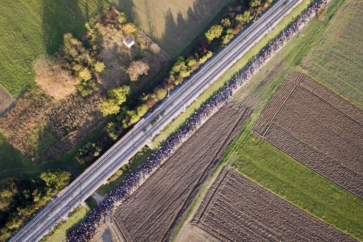 Rijeke izbjeglica na granici Hrvatske i Slovenije (FOTO, VIDEO)