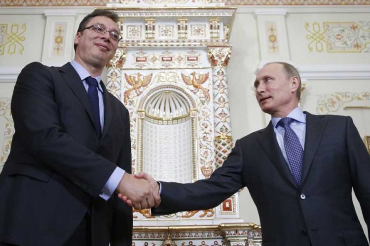 Putinov radni dan počinje sastankom sa Vučićem