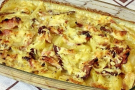 Recept za brzi ručak: Zimski krompir sa slaninom
