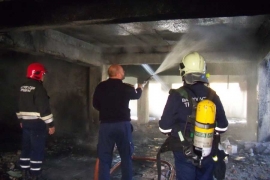Trebinje: Požar na objektu starog "Novoteksa"