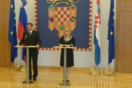 Grabar-Kitarović i Pahor: Potrebno je izbjegavati incidente