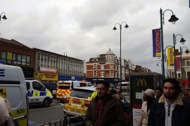 Evakuisana stanica podzemne željeznice u Londonu