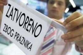 U subotu republički praznik i neradni dan