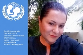 Novinarka "Nezavisnih" dobitnica godišnje nagrade UNICEFA