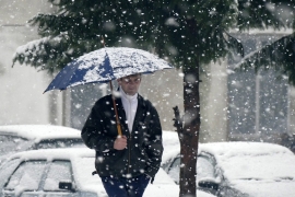 Oblačno sa kišom i snijegom u ponedjeljak u BiH
