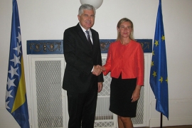 Čović i Mogerini o zahtjevu za članstvo BiH u EU
