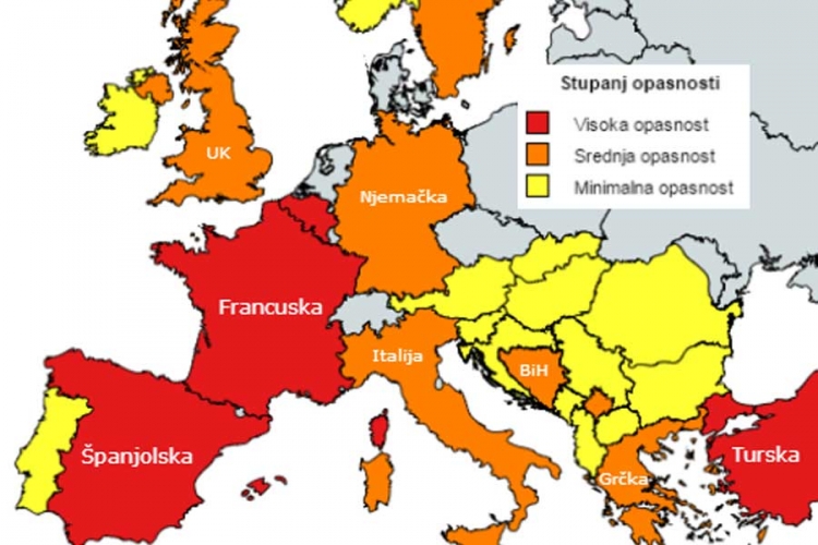 Države kojima prijete teroristi: Da li je BiH sigurna zemlja?