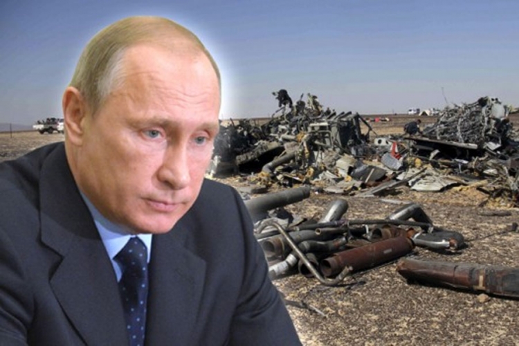 Putin ljut: Dajte dokaze da su islamisti srušili ruski avion