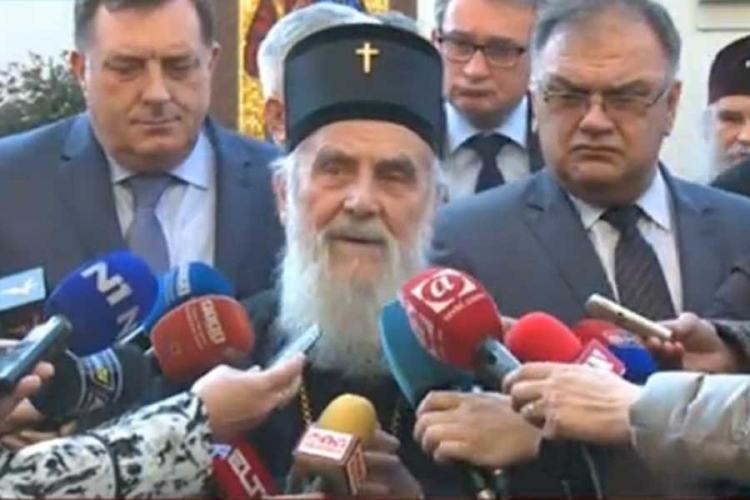 Patrijarh Irinej sa zvaničnicima RS: Uvažavati institucije i spustiti tenzije (FOTO)