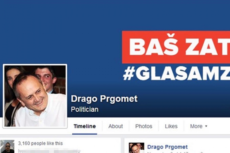 Facebook "eksplodirao" zbog Drage Prgometa (FOTO)