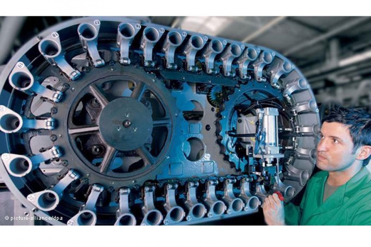 Pala industrijska proizvodnja u Njemačkoj 