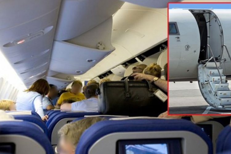  Horor na nebu: Pijana putnica pokušala da otvori vrata aviona u letu