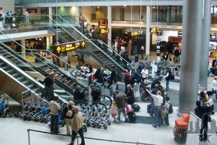 Evakuisan terminal na aerodromu u Kopenhagenu