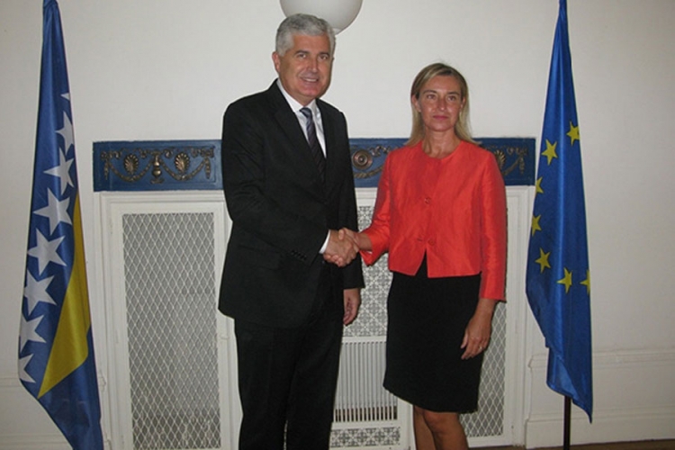 Čović i Mogerini o zahtjevu za članstvo BiH u EU