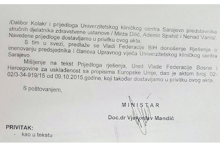 Vlada FBiH zanemarila konkurs, imenovala podobne