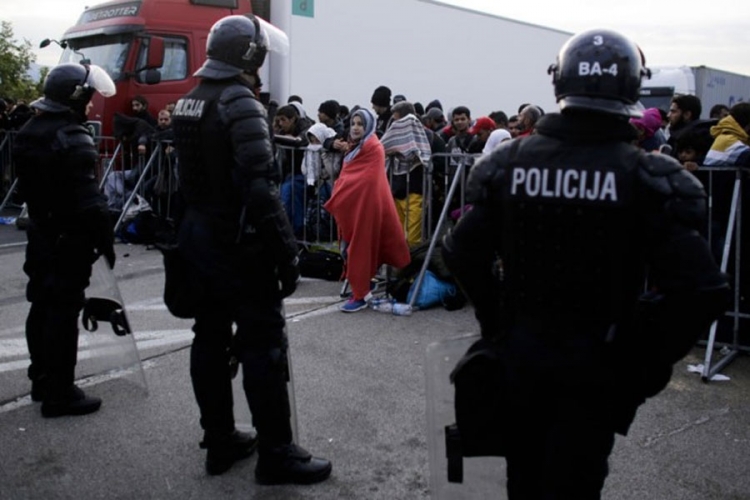 Veliki pad priliva migranata