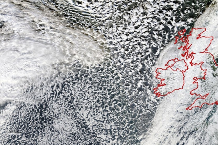 Satelitski snimci: Evropi prijeti nezapamćeno nevrijeme, pogledajte kako se približava (FOTO)