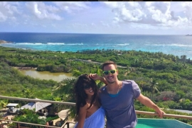 Viktor Troicki i Aleksandra Đorđević: Odmor na rajskom ostrvu (FOTO)