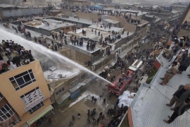 Kabul: Požar u trgovačkom centru: Izgorjele desetine prodavnica (FOTO)