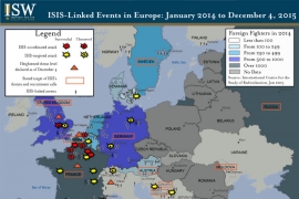 Ovako izgleda mapa ISIL-a u Evropi: Srbija i BiH zemlje napada i ...