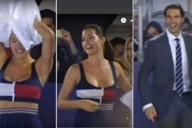 Pogledajte kako je seksi djevojka "ukrala show" Rafaelu Nadalu