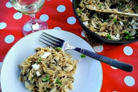 Ukusno, a brzo:Orzo pasta sa šampinjonima