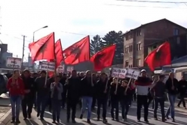 Protest Albanaca: Dečani su naše naslijeđe (VIDEO)