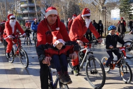 Mostar: Održana tradicionalna biciklijada Djeda Mrazova (FOTO)