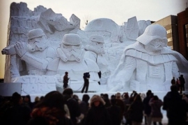 Japanska vojska napravila ledenu Star Wars skulpturu (FOTO)