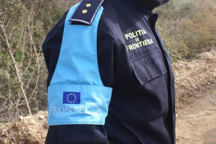 Pripadnici Fronteksa na Makedonsko-Grčkoj granici