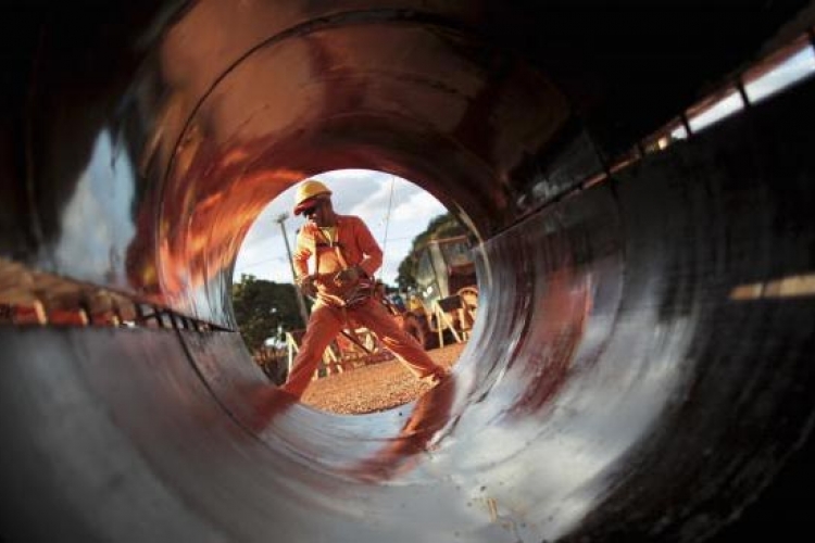 U Brižu grade pivovod dug 3,2 kilometara