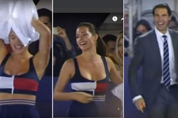 Pogledajte kako je seksi djevojka "ukrala show" Rafaelu Nadalu