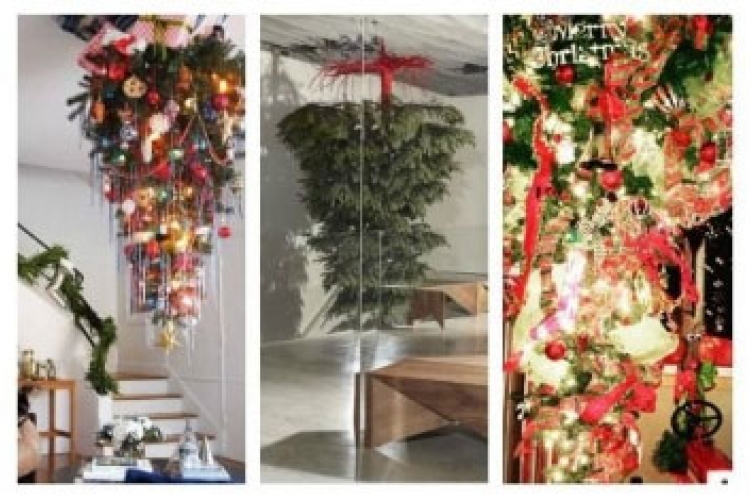 Jelka postavljena naopačke: Novi trend ili tradicija (FOTO)
