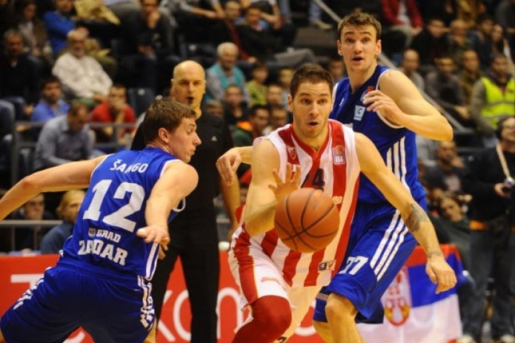 ABA liga: Zvezda pregazila Zadar za 20 minuta
