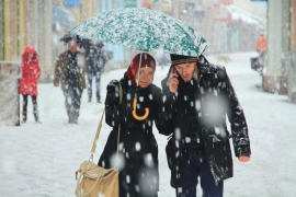 Oblačno sa kišom i snijegom, temperatura do sedam stepeni
