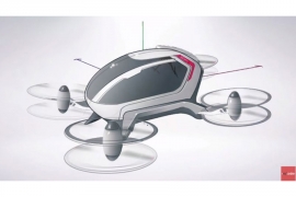 Sigurniji od helikoptera: Prvi putnički dron koji radi na dugme (VIDEO)