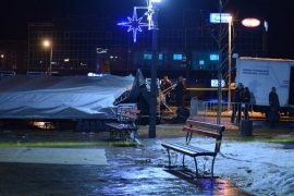 Nakon koncerta Miroslava Ilića u Istočnom Sarajevu pala bina ...