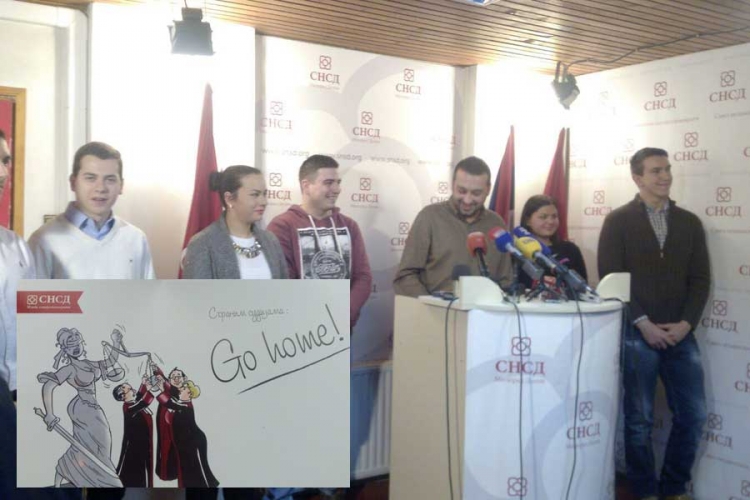 Mladi SNSD-a OHR-u i Ustavnom sudu BiH "čestitaju" Dan RS