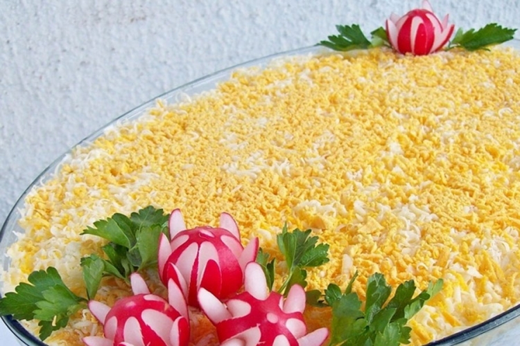 Odličan recept za mimoza salatu
