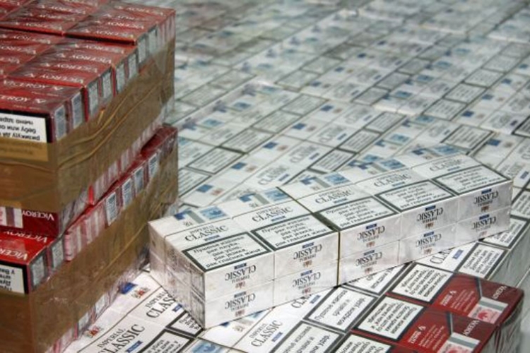 Podgorica: Zaplijenjene cigarete vrijednosti 11.000 evra 
