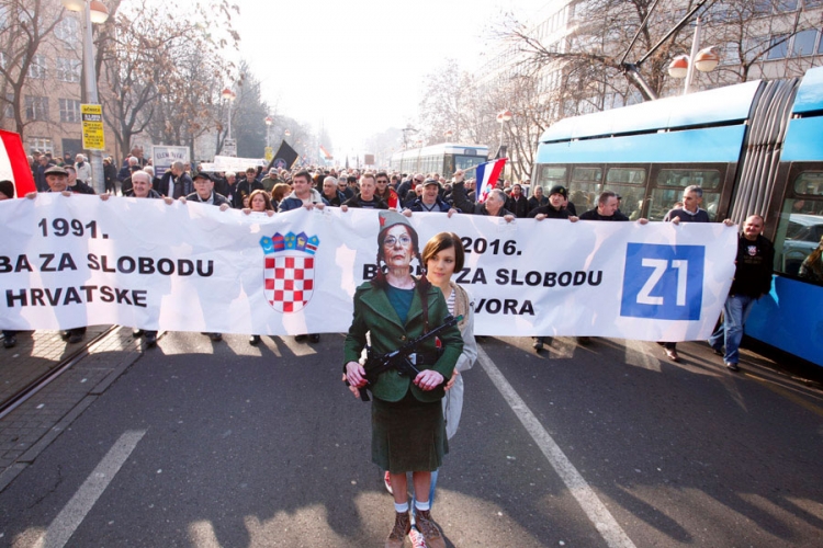 Zagreb: Masovni protesti zbog gašenja Z1 televizije