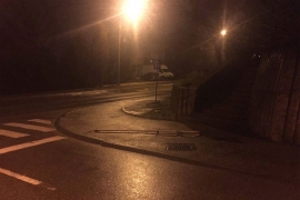 Banjaluka: Srušen saobraćajni znak
