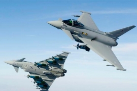 Britanski "tajfuni" poslati da presretnu dva ruska bombarder