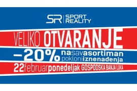 Otvaranje prve "Sport Reality" prodavnice u BiH