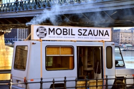 Sauna na točkovima hit u Budimpešti (VIDEO)